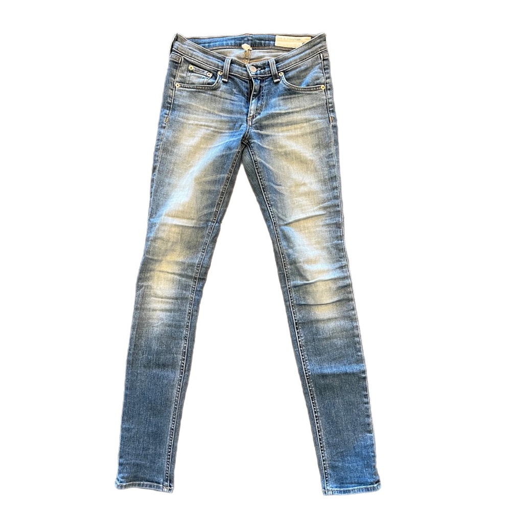 Rag & Bone Skinny Jean Medium Light Wash 24